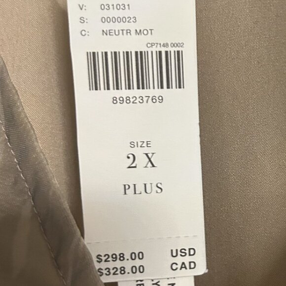 Pankaj & Nidhi Long-Sleeve Printed Organza Mini Dress - Picture 3 of 5